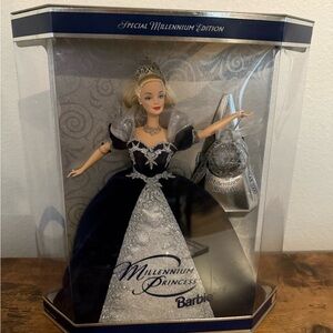 Barbie Millennium Princess in Silver and Blue